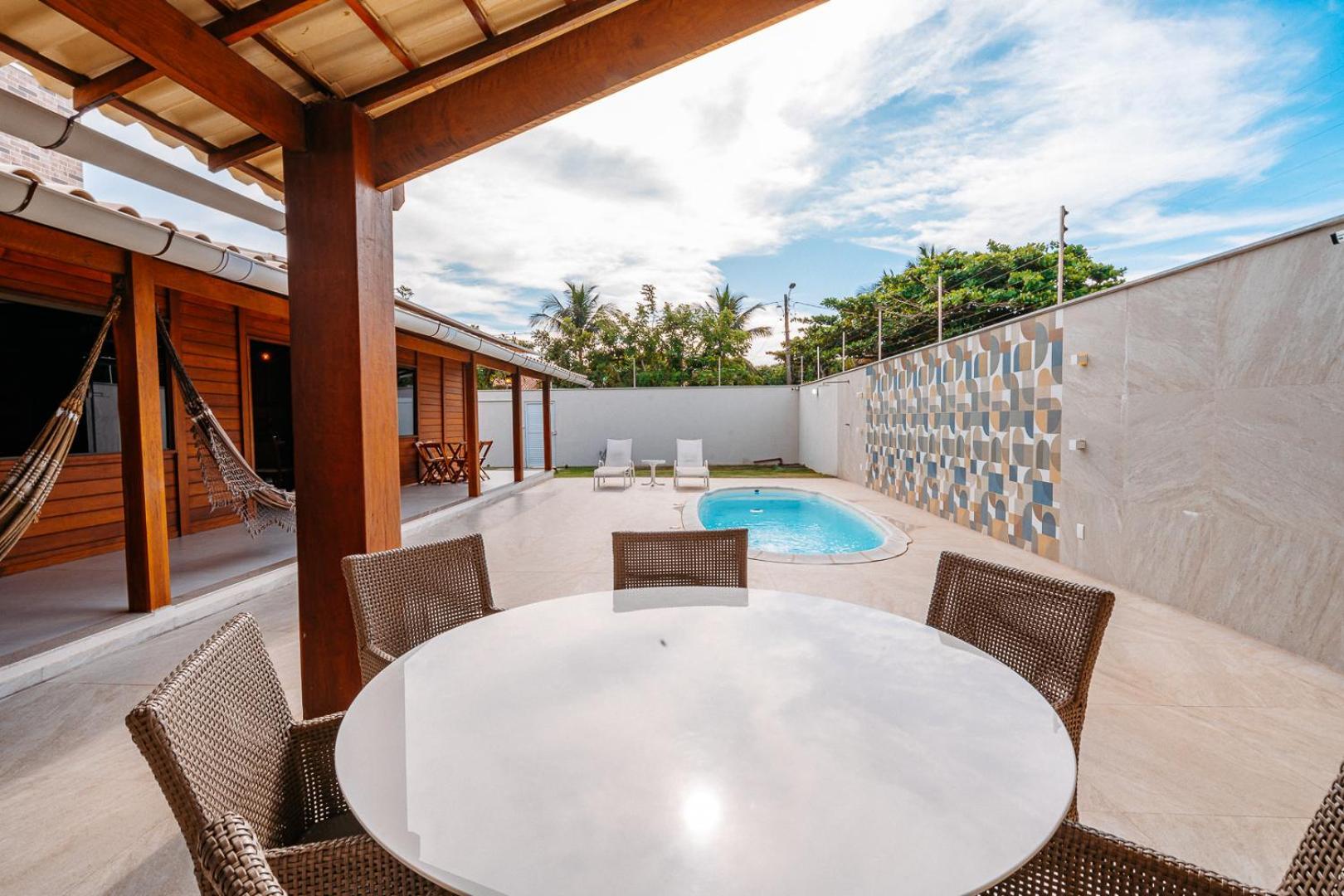 Casadecastelhanos, Quadra Do Mar De Castelhanos, 4 Suites Com Ar, Churrasqueira, Piscina, Hidromassagem, Cozinha Integrada Gourmet Ideal Para Familia E Amigos อันเชียตา ภายนอก รูปภาพ