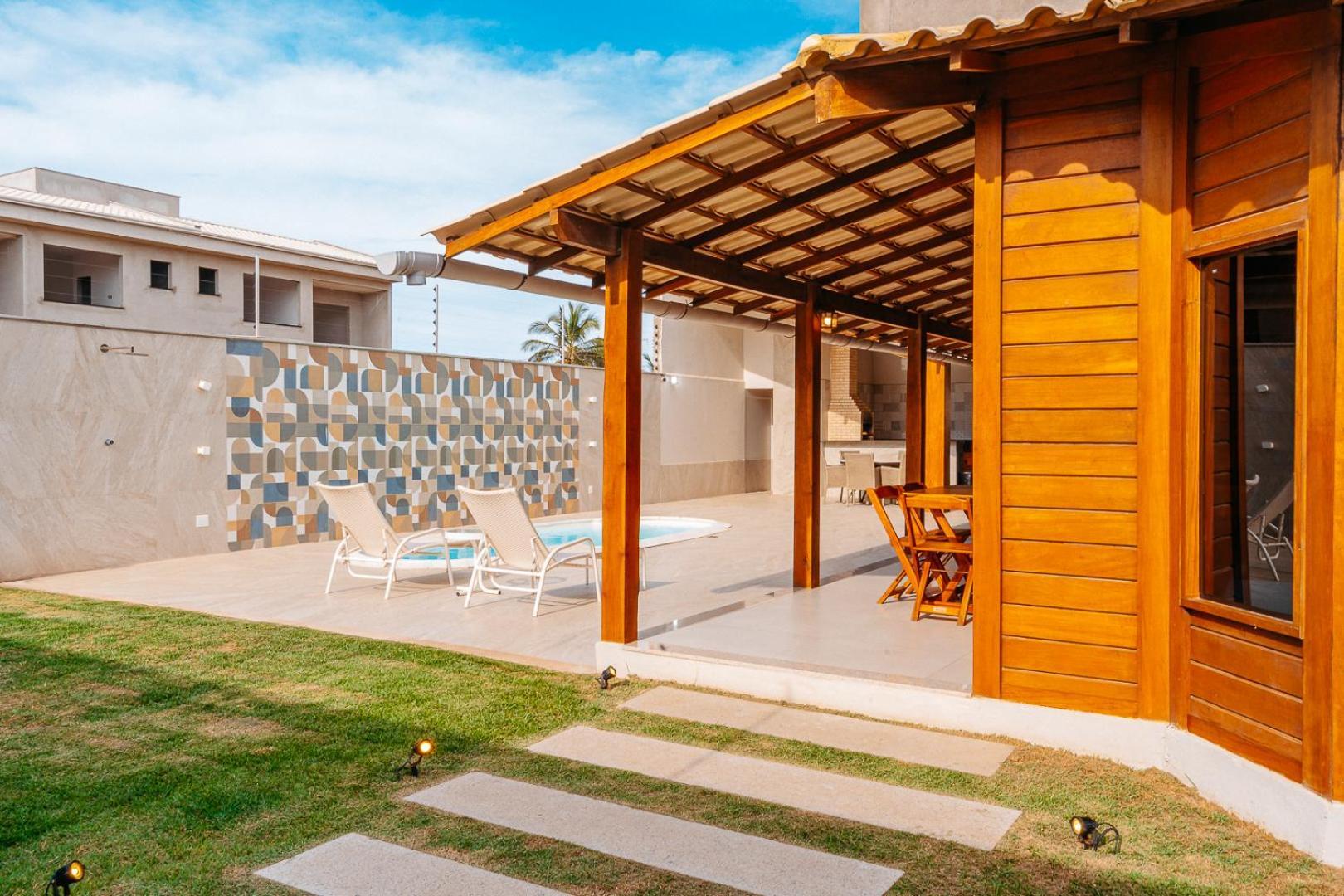 Casadecastelhanos, Quadra Do Mar De Castelhanos, 4 Suites Com Ar, Churrasqueira, Piscina, Hidromassagem, Cozinha Integrada Gourmet Ideal Para Familia E Amigos อันเชียตา ภายนอก รูปภาพ