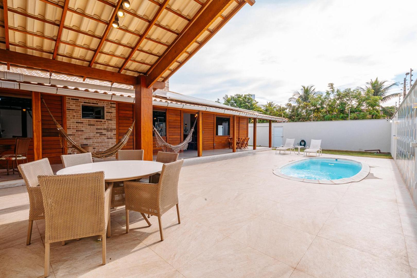 Casadecastelhanos, Quadra Do Mar De Castelhanos, 4 Suites Com Ar, Churrasqueira, Piscina, Hidromassagem, Cozinha Integrada Gourmet Ideal Para Familia E Amigos อันเชียตา ภายนอก รูปภาพ