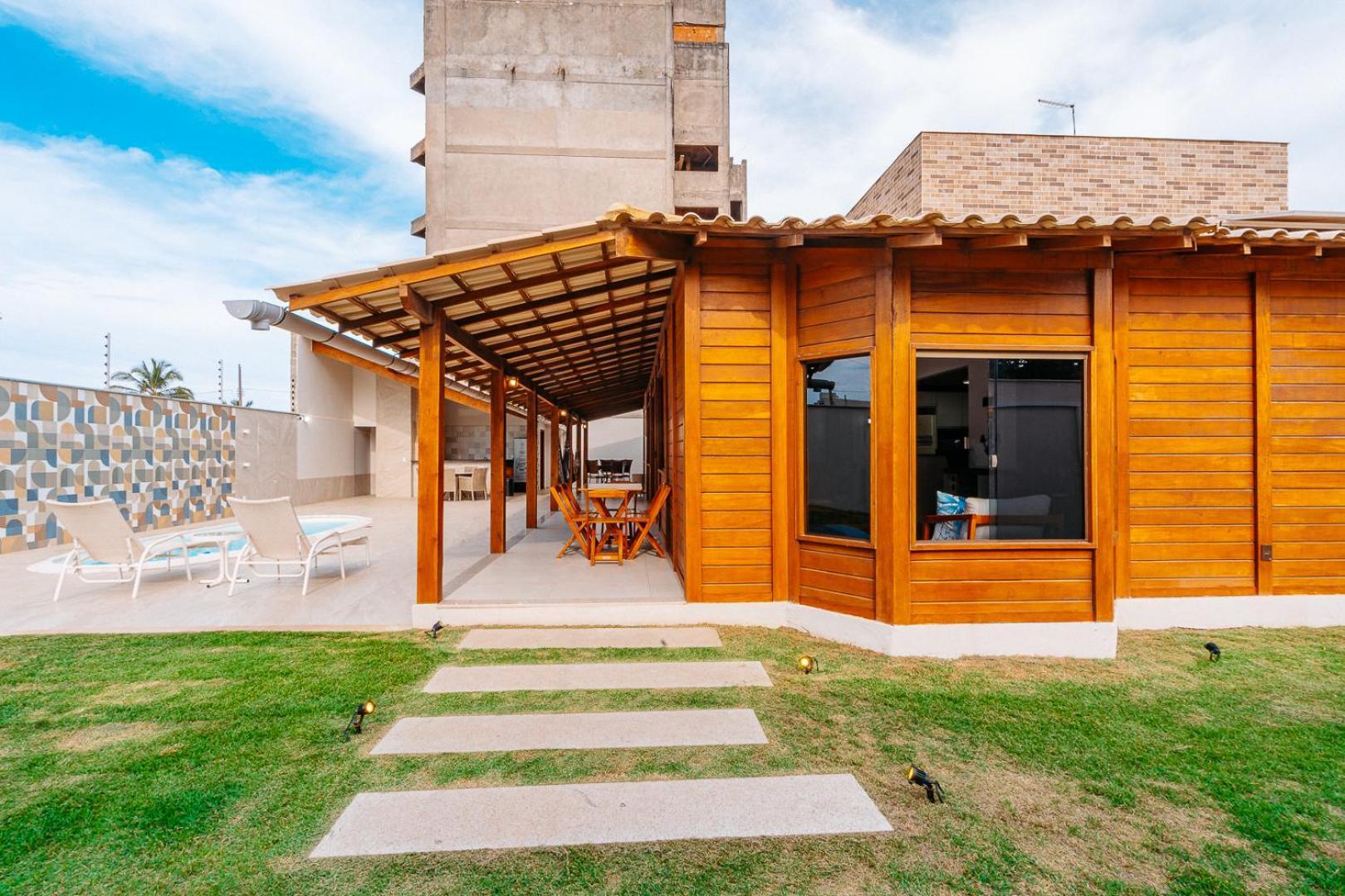 Casadecastelhanos, Quadra Do Mar De Castelhanos, 4 Suites Com Ar, Churrasqueira, Piscina, Hidromassagem, Cozinha Integrada Gourmet Ideal Para Familia E Amigos อันเชียตา ภายนอก รูปภาพ
